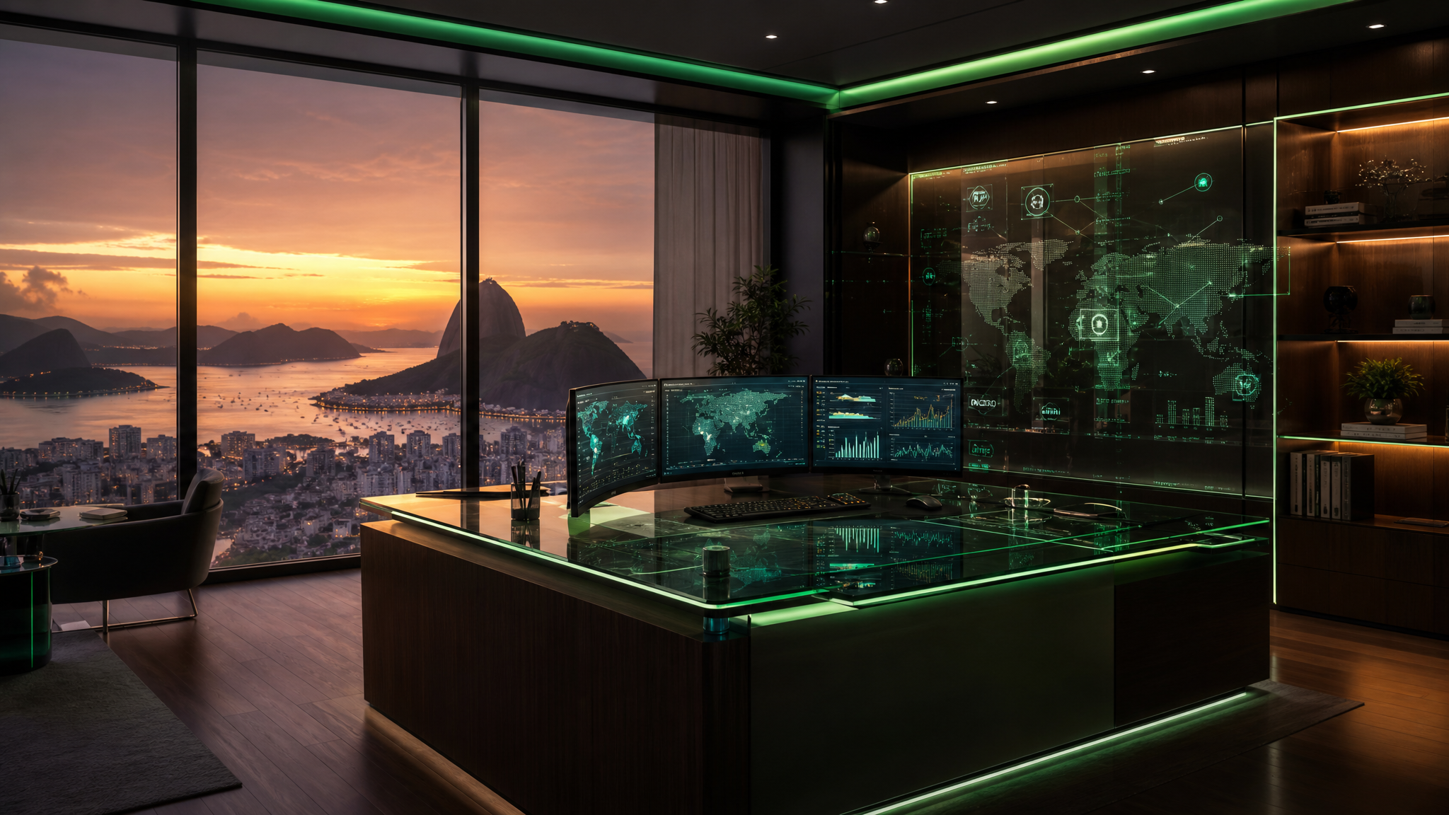Escritório premium Grupo Efatá com tecnologia de ponta